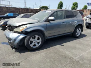 2005 Nissan Murano SL with VIN JN8AZ08T35W321130, listed as a Copart auction lot 68739024 with 175,786 mi miles and Salvage Title. Bid and sale history available at carsss.com. Image 1.