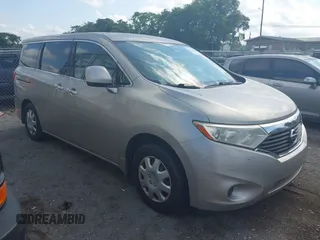 2012 Nissan Quest S z VIN JN8AE2KP7C9031018, wystawiony jako IAAI lot #42535008 z przebiegiem 102 458 mil mil oraz . Historia ofert i sprzedaży dostępna na DreamBid. Obrazek 1.