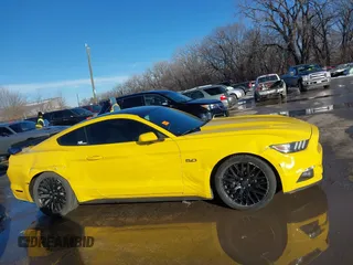 2015 Ford Mustang GT with VIN 1FA6P8CF7F5384249, listed as a IAAI auction lot 41340645 with 112,965 mi miles and . Bid and sale history available at carsss.com. Image 6.