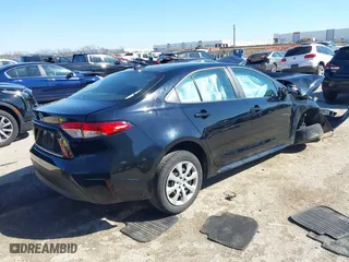 2023 Toyota Corolla LE with VIN 5YFB4MDE9PP076908, listed as a IAAI auction lot 41761902 with 9,049 mi miles. Bid and sale history available at carsss.com. Image 4.