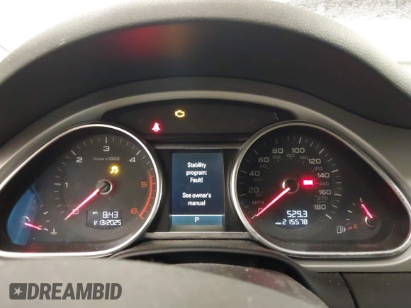 2012 Audi Q7 Premium Plus с VIN WA1LMAFE1CD009775, выставлен на аукционе IAAI как лот 41304315 с пробегом 215 578 миль миль и . История ставок и продаж доступна на DreamBid. Изображение 7.