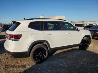 2024 Volkswagen Atlas SE with VIN 1V2JR2CA4RC579336, listed as a Copart auction lot 78818834 with 18 mi miles and Salvage title. Bid and sale history available at DreamBid. Image 3.