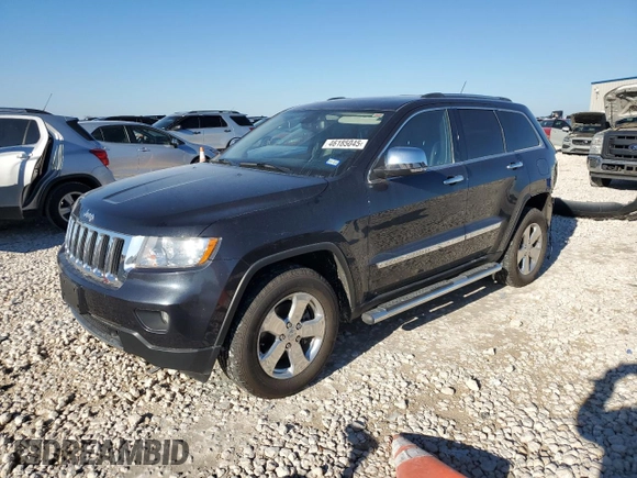 2012 Jeep Grand Cherokee Limited with VIN 1C4RJEBG7CC258496, listed as a Copart auction lot 46185045 with 116,647 mi miles and Salvage Title. Bid and sale history available at carsss.com. Image 1.