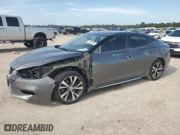 2017 Nissan Maxima SV with VIN 1N4AA6AP8HC433310, listed as a Copart auction lot 56983965 with 101,273 mi miles and Salvage title. Bid and sale history available at DreamBid. Image 1.