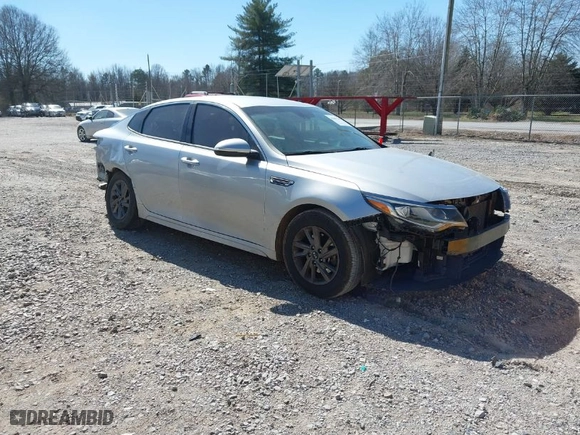 2020 Kia Optima LX with VIN 5XXGT4L34LG385861, listed as a IAAI auction lot 41661705 with 116,342 mi miles. Bid and sale history available at carsss.com. Image 1.