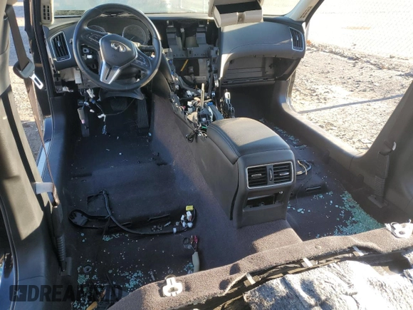 2020 Infiniti Q50 Luxe with VIN JN1EV7AR5LM257295, listed as a Copart auction lot 76264494 with Not Provided miles and Salvage Title. Bid and sale history available at DreamBid. Image 8.