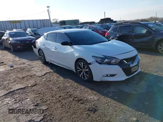 2016 Nissan Maxima 3.5 SV with VIN 1N4AA6AP3GC377470, listed as a IAAI auction lot 40946380 with 85,768 mi miles. Bid and sale history available at carsss.com. Image 1.
