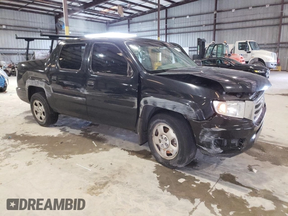 2012 Honda Ridgeline RT with VIN 5FPYK1F2XCB003545, listed as a Copart auction lot 41908095 with 96,642 mi miles and Salvage title. Bid and sale history available at DreamBid. Image 4.