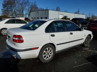 2002 Volvo S40 with VIN YV1VS29542F821073, listed as a Copart auction lot 87377204 with 57,474 mi miles and Salvage Title. Bid and sale history available at carsss.com. Image 3.