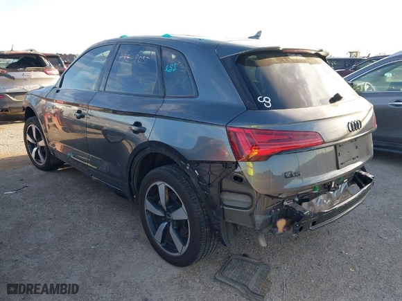2023 Audi Q5 S line Prestige with VIN WA1FAAFY8P2167662, listed as a IAAI auction lot 41792444 with 23,084 mi miles. Bid and sale history available at carsss.com. Image 3.
