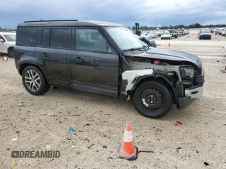 2020 Land Rover Defender HSE with VIN SALE97EU7L2016147, listed as a Copart auction lot 74739544 with 48,825 mi miles and Non repairable. Bid and sale history available at DreamBid. Image 4.