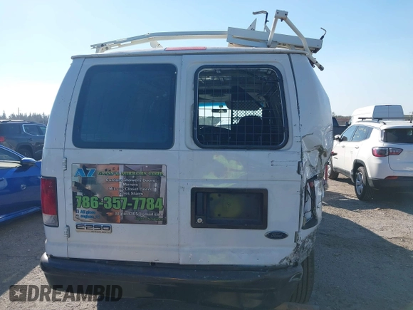 2008 Ford Econoline Cargo Commercial with VIN 1FTNE24W58DA25286, listed as a IAAI auction lot 41443439 with 316,959 mi miles and . Bid and sale history available at carsss.com. Image 13.