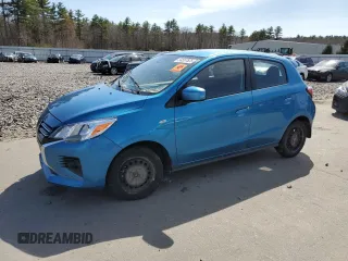2024 Mitsubishi Mirage ES z VIN ML32AUHJ0RH014797, wystawiony jako Copart lot #54567525 z przebiegiem Nie podano mil oraz Szkoda całkowita • Salvage title. Historia ofert i sprzedaży dostępna na DreamBid. Obrazek 1.