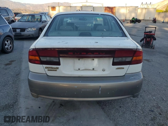 2001 Subaru Legacy Outback Limited with VIN 4S3BE686917212846, listed as a Copart auction lot 42464605 with 98,500 mi miles and Clean title. Bid and sale history available at DreamBid. Image 6.