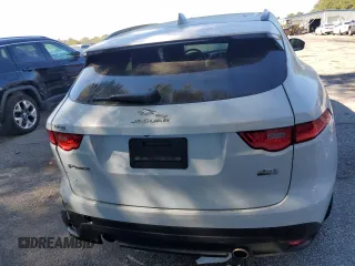 2018 Jaguar F-Pace 35t Prestige with VIN SADCK2EV7JA261102, listed as a Copart auction lot 76942774 with 58,955 mi miles and Salvage title. Bid and sale history available at DreamBid. Image 6.