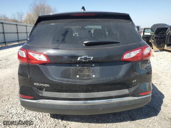 2021 Chevrolet Equinox LT with VIN 3GNAXKEV2ML347118, listed as a Copart auction lot 48855585 with 54,385 mi miles and Salvage Title. Bid and sale history available at carsss.com. Image 6.