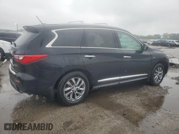 2015 Infiniti QX60 with VIN 5N1AL0MM6FC549567, listed as a Copart auction lot 59733485 with 183,460 mi miles and Clean title. Bid and sale history available at DreamBid. Image 3.