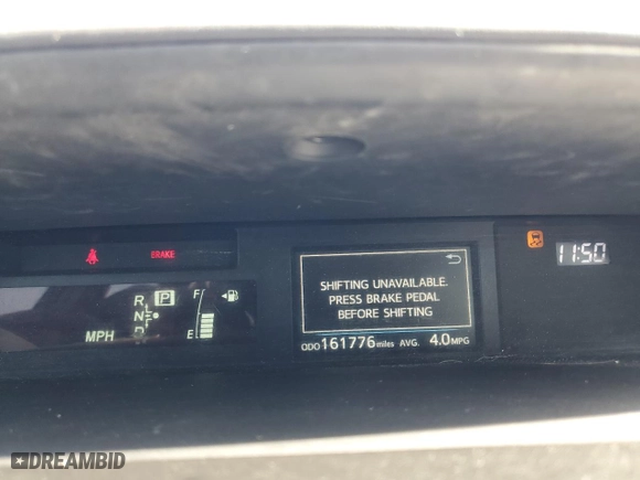 2016 Toyota Prius v Two with VIN JTDZN3EU0GJ049550, listed as a Copart auction lot 50940345 with 161,776 mi miles and Salvage Title. Bid and sale history available at carsss.com. Image 9.