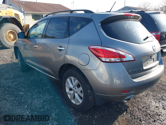 2012 Nissan Murano S with VIN JN8AZ1MW3CW237134, listed as a IAAI auction lot 41948297 with 999,999 mi miles. Bid and sale history available at carsss.com. Image 3.