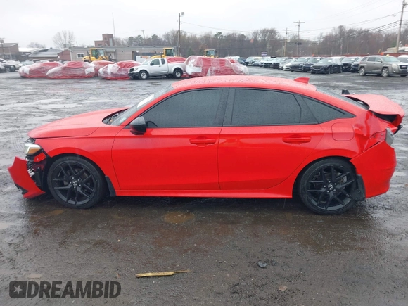 2023 Honda Civic Sport with VIN 2HGFE2F51PH502887, listed as a IAAI auction lot 42021914 with 48,540 mi miles and . Bid and sale history available at DreamBid. Image 14.