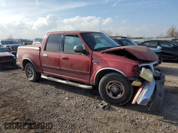 2003 Ford F-150 XLT with VIN 1FTRW07L53KC91612, listed as a Copart auction lot 43757265 with 169,886 mi miles and Salvage Title. Bid and sale history available at carsss.com. Image 4.