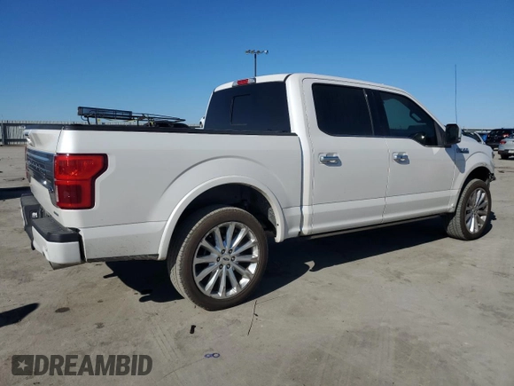 2019 Ford F-150 Limited with VIN 1FTEW1EG1KFC08162, listed as a Copart auction lot 46287575 with 115,113 mi miles and Salvage Title. Bid and sale history available at carsss.com. Image 3.