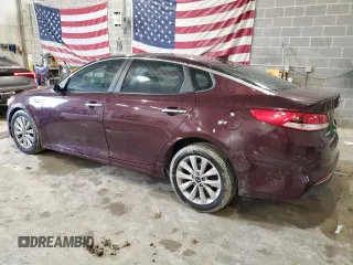 2018 Kia Optima S with VIN 5XXGT4L38JG259791, listed as a Copart auction lot 51423725 with 86,688 mi miles and Salvage title. Bid and sale history available at DreamBid. Image 2.