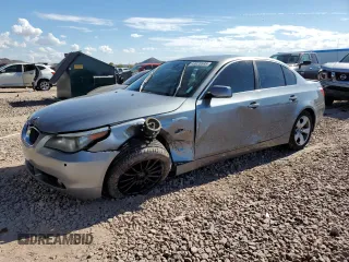 2004 BMW 5 Series 530i with VIN WBANA73564B057328, listed as a Copart auction lot 43020595 with 155,003 mi miles and Salvage Title. Bid and sale history available at DreamBid. Image 1.