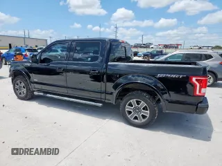 2016 Ford F-150 XL with VIN 1FTEW1CP5GKF31048, listed as a Copart auction lot 61764705 with 162,457 mi miles and Salvage title. Bid and sale history available at DreamBid. Image 2.