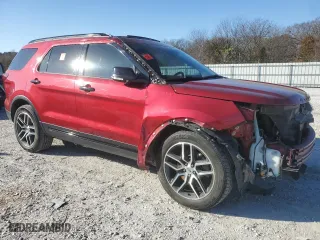 2016 Ford Explorer Sport with VIN 1FM5K8GTXGGA51274, listed as a Copart auction lot 80695084 with 154,517 mi miles and Salvage Title. Bid and sale history available at carsss.com. Image 4.