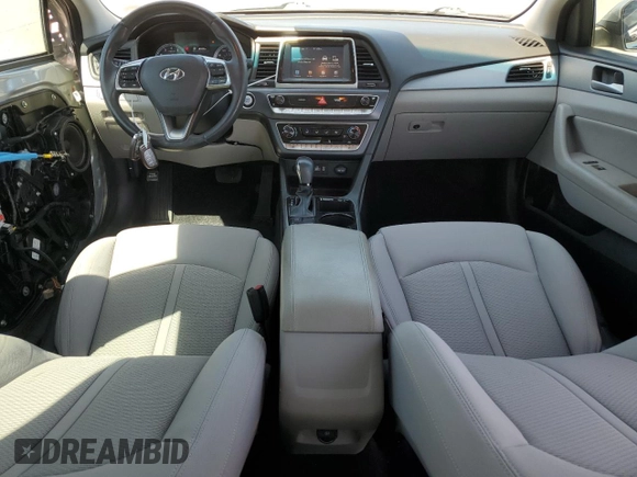 2018 Hyundai Sonata SEL with VIN 5NPE34AF8JH665076, listed as a Copart auction lot 52882695 with 66,332 mi miles and Salvage Title. Bid and sale history available at DreamBid. Image 8.