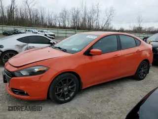 2015 Dodge Dart SXT with VIN 1C3CDFBB1FD301417, listed as a Copart auction lot 51427565 with 129,131 mi miles and Salvage Title. Bid and sale history available at carsss.com. Image 1.