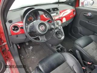 2012 FIAT 500 Sport with VIN 3C3CFFBR8CT123504, listed as a Copart auction lot 42262965 with 137,447 mi miles and Clean title. Bid and sale history available at DreamBid. Image 8.