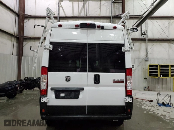 2021 Ram ProMaster Cargo with VIN 3C6LRVBG4ME515274, listed as a Copart auction lot 86554264 with 33,112 mi miles and Salvage Title. Bid and sale history available at carsss.com. Image 6.