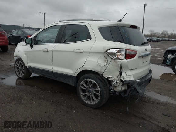 2019 Ford EcoSport Titanium z VIN MAJ3S2KE7KC276727, wystawiony jako IAAI lot #40913649 z przebiegiem 95 390 mil mil oraz . Historia ofert i sprzedaży dostępna na DreamBid. Obrazek 3.