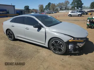2021 Kia K5 GT-Line with VIN 5XXG64J23MG062484, listed as a Copart auction lot 49525595 with 62,542 mi miles and Salvage Title. Bid and sale history available at carsss.com. Image 4.