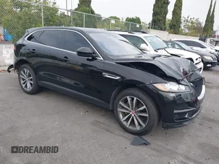 2018 Jaguar F-Pace 30t Prestige with VIN SADCK2GXXJA284615, listed as a IAAI auction lot 42077470 with 65,496 mi miles and . Bid and sale history available at DreamBid. Image 1.