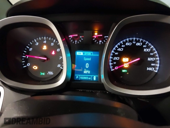 2013 Chevrolet Equinox LS with VIN 1GNALBEK9DZ109678, listed as a IAAI auction lot 42084067 with 192,883 mi miles. Bid and sale history available at carsss.com. Image 7.