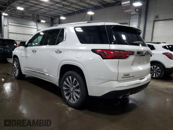 2023 Chevrolet Traverse Premier with VIN 1GNEVKKW1PJ122981, listed as a Copart auction lot 59181705 with 62,464 mi miles and Salvage title. Bid and sale history available at DreamBid. Image 2.