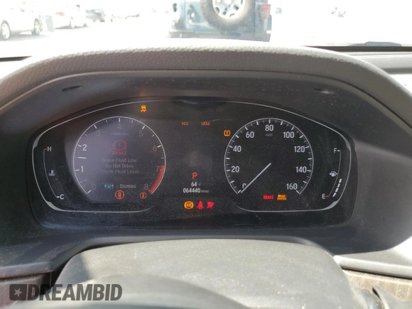 2019 Honda Accord Touring with VIN 1HGCV2F93KA018572, listed as a Copart auction lot 58381615 with 64,440 mi miles and Salvage title. Bid and sale history available at DreamBid. Image 9.