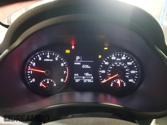 2019 Kia Rio S with VIN 3KPA25AB2KE225221, listed as a Copart auction lot 50490655 with 52,759 mi miles and Salvage Title. Bid and sale history available at DreamBid. Image 9.