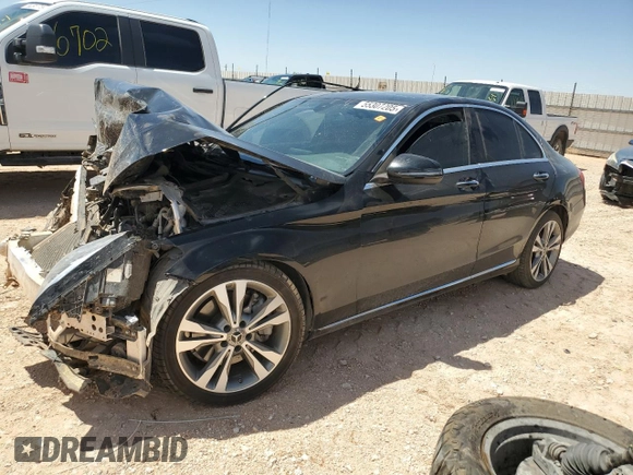 2018 Mercedes-Benz C 300 with VIN 55SWF4JB5JU281150, listed as a Copart auction lot 55307205 with Not provided miles and Salvage title. Bid and sale history available at DreamBid. Image 1.