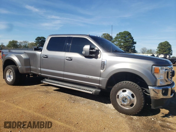 2022 Ford F-350 XL with VIN 1FT8W3DT9NEF80365, listed as a Copart auction lot 80200464 with 61,314 mi miles and Salvage Title. Bid and sale history available at DreamBid. Image 4.
