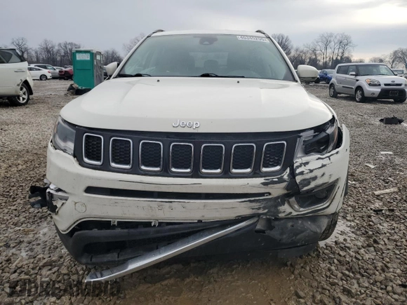 2018 Jeep Compass Limited with VIN 3C4NJDCB4JT440556, listed as a Copart auction lot 46345255 with Not Provided miles and Salvage Title. Bid and sale history available at DreamBid. Image 5.