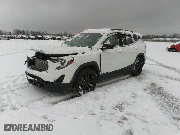 2020 GMC Terrain SLE with VIN 3GKALTEV9LL332757, listed as a IAAI auction lot 41130912 with 92,307 mi miles and . Bid and sale history available at DreamBid. Image 2.