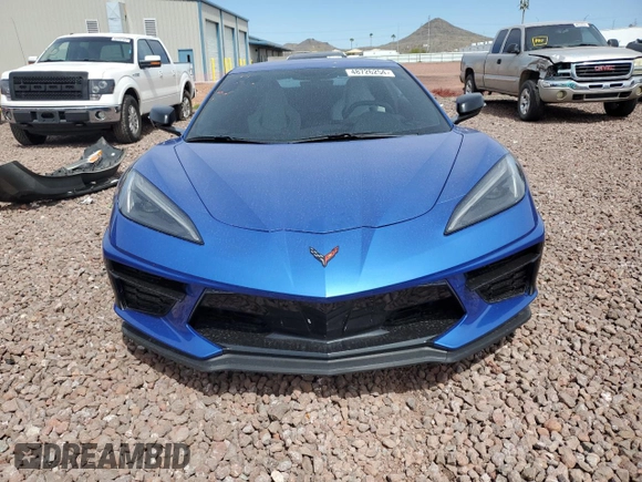 2021 Chevrolet Corvette 1LT with VIN 1G1YA3D49M5105734, listed as a Copart auction lot 77489204 with 17,094 mi miles and Salvage Title. Bid and sale history available at carsss.com. Image 5.