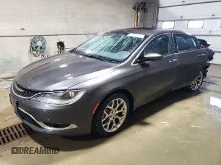 2016 Chrysler 200 C with VIN 1C3CCCEG0GN130776, listed as a Copart auction lot 48856735 with 77,090 mi miles and Salvage Title. Bid and sale history available at carsss.com. Image 1.
