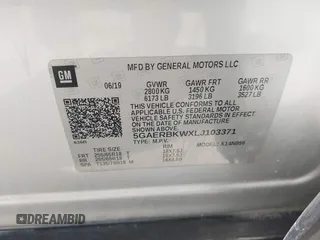 2020 Buick Enclave Essence with VIN 5GAERBKWXLJ103371, listed as a IAAI auction lot 41816183 with 104,256 mi miles. Bid and sale history available at carsss.com. Image 9.