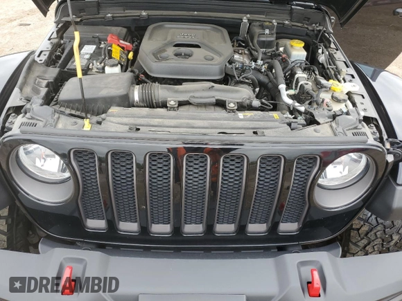 2021 Jeep Wrangler Unlimited Rubicon z VIN 1C4HJXFN1MW793064, wystawiony jako Copart lot #55643305 z przebiegiem 51 944 mil mil oraz Szkoda całkowita • Salvage title. Historia ofert i sprzedaży dostępna na DreamBid. Obrazek 11.