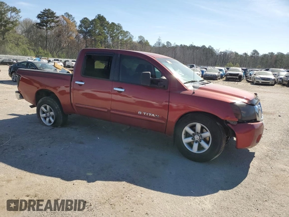 2013 Nissan Titan SV with VIN 1N6AA0EK7DN307022, listed as a Copart auction lot 49687145 with 198,804 mi miles and Salvage title. Bid and sale history available at DreamBid. Image 4.